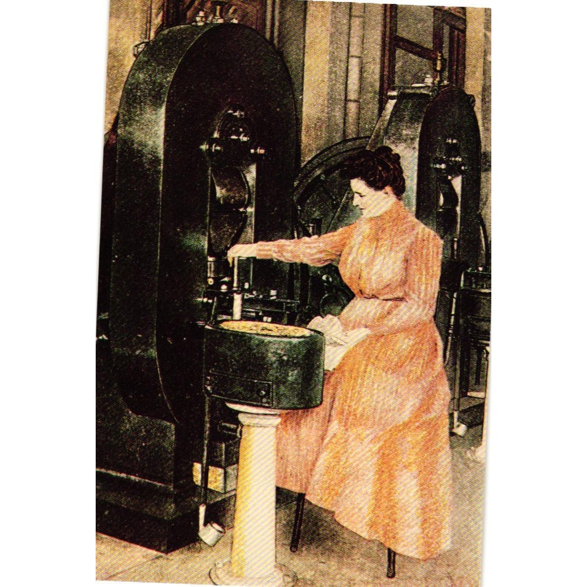 Stamping Gold Coins U.S. Mint Philadelphia 1903 Postcard 1987 Reproduction 407