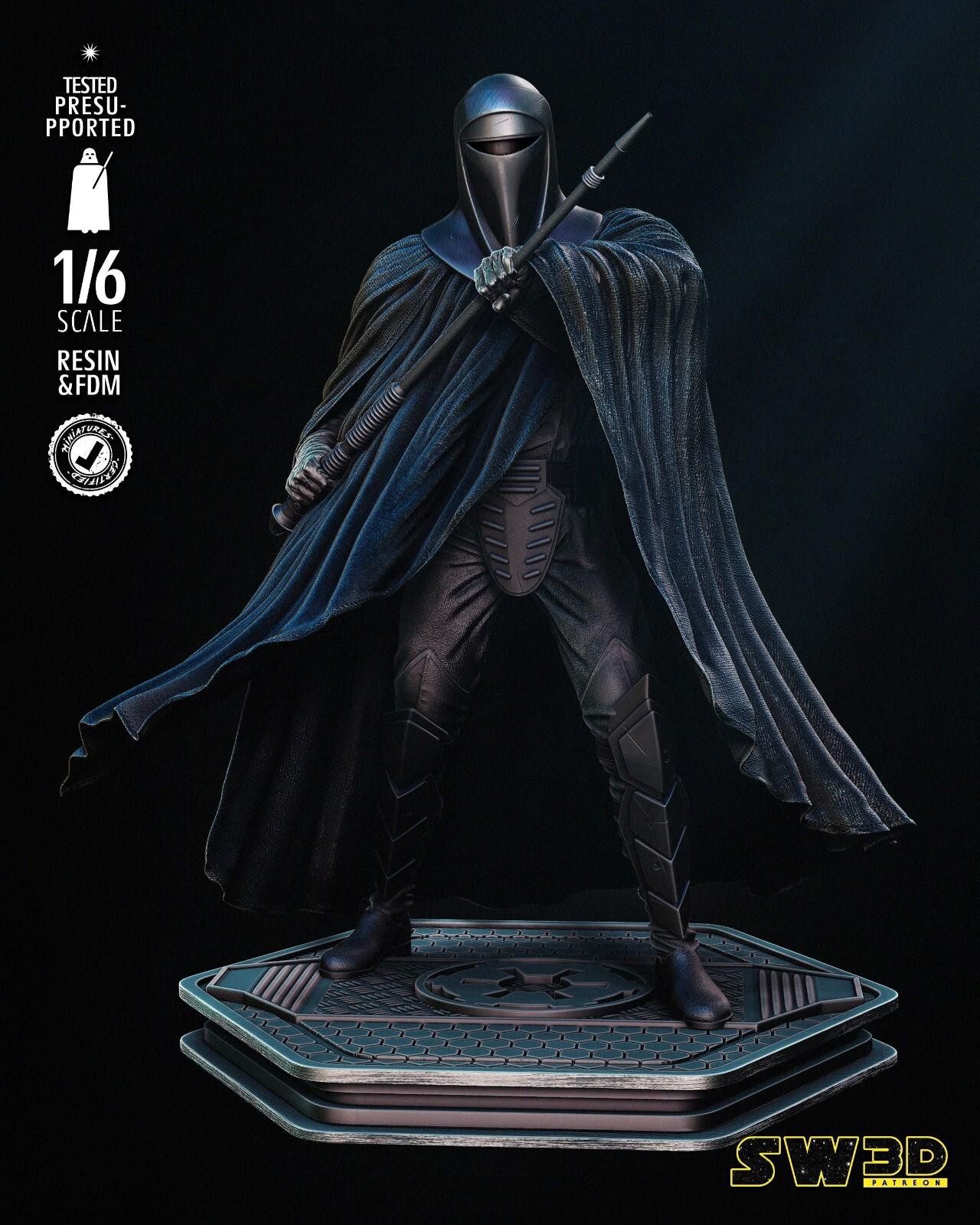 Emperor’s Royal Guard | 1/6 Scale Resin Kit | Fan‑Made Star Wars (Unpainted)