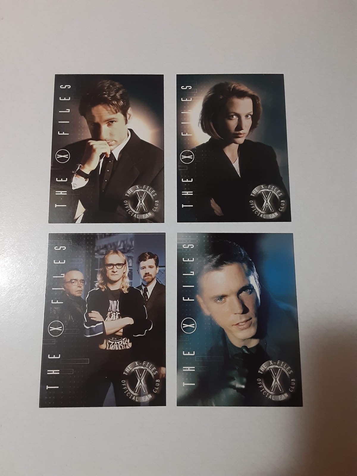 2000 Wizard World Chicago THE X-FILES OFFICIAL FAN CLUB Promos Card Set of 4
