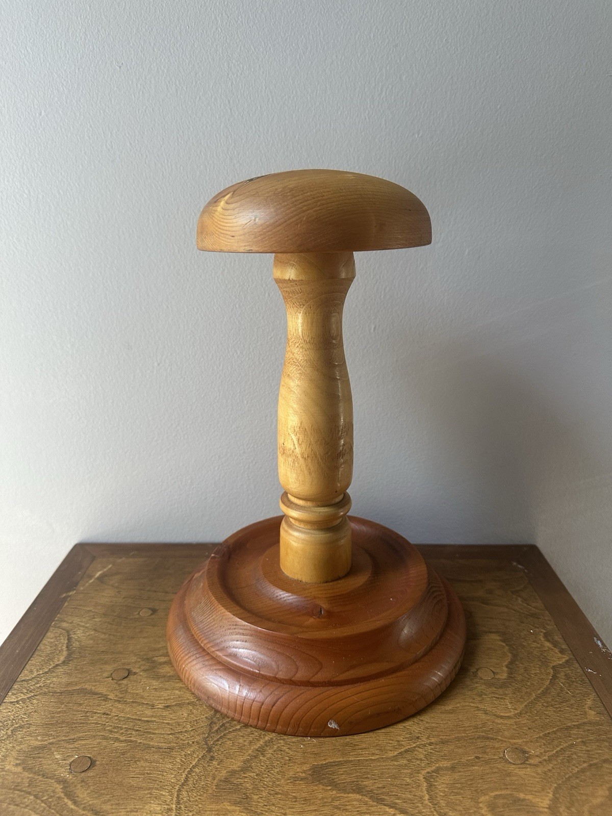 Vintage 1979 Wood Hat Stand Display Milliner JA Michaud Drummondville Quebec Vintage 1979 Wood Hat Stand Display Milliner JA Michaud Drummondville Quebec