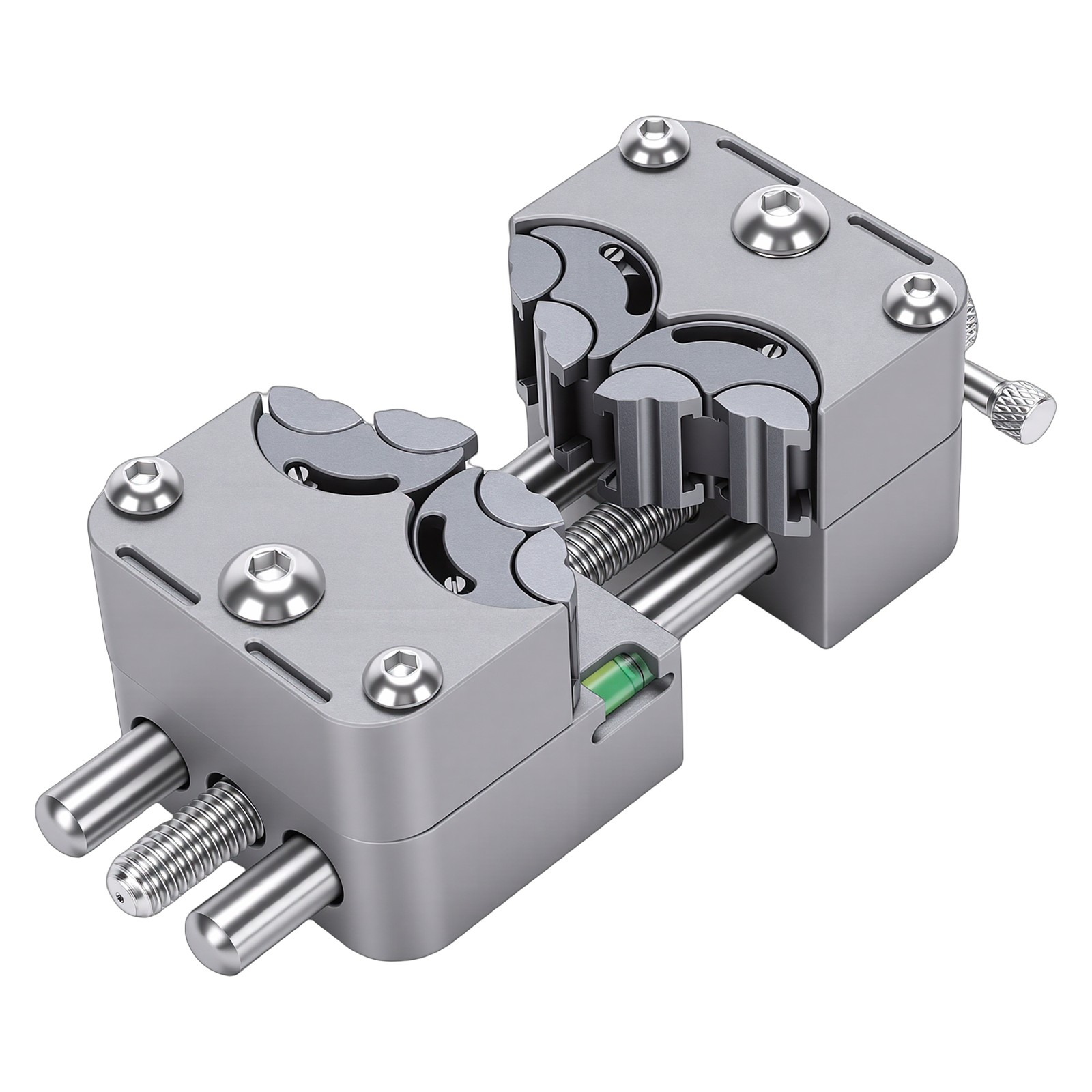 Fractal Vise Drill Press Vise 304 Stainless Steel Mini Bench Vise With Anvil-DSO