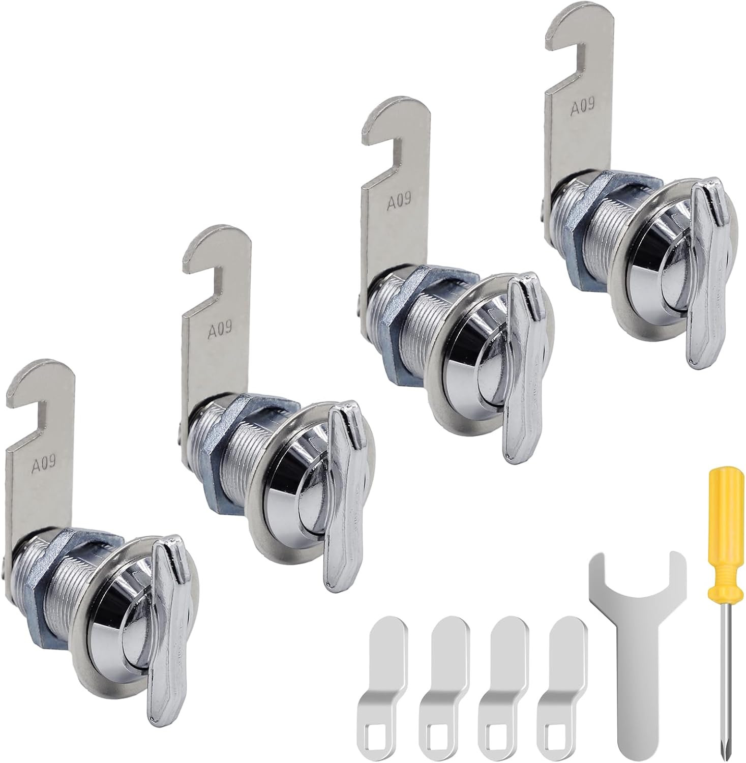 RV Compartment Latch - 1 Inch Thumb Operated Offset Cam Lock, Keyless RV Compartment Latch - 1 Inch Thumb Operated Offset Cam Lock, Keyless