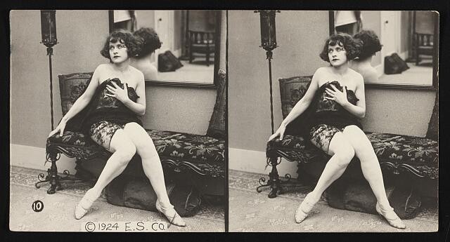 Photo:I\'ll Say She Is 1924 Theater Actress Stereoscopic Photo