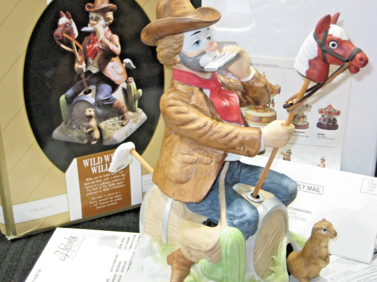 Melody In Motion WILD WEST WILLIE -W/Boxes/Papers-Excellent /Working #07154 Melody In Motion WILD WEST WILLIE -W/Boxes/Papers-Excellent /Working #07154