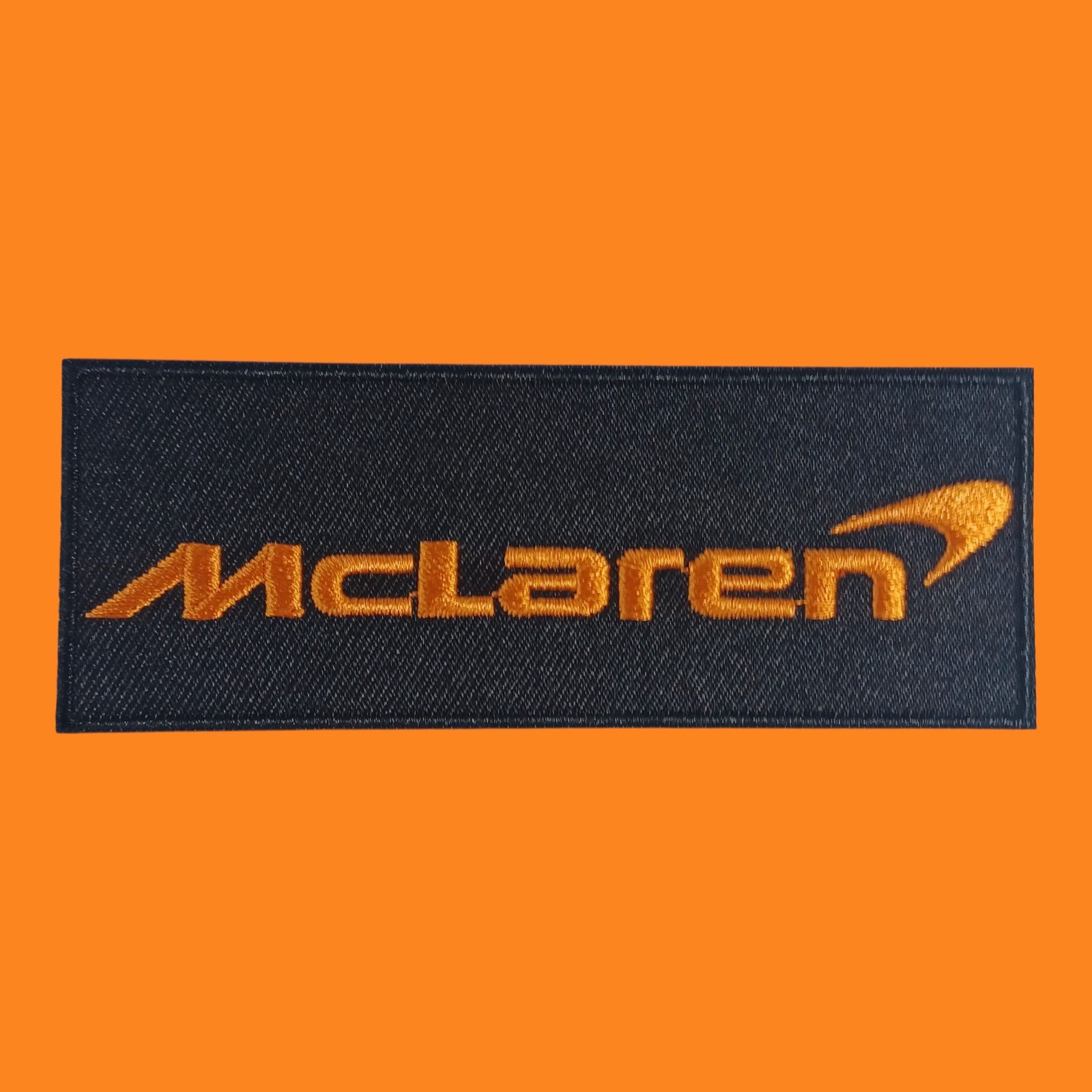 McLaren Embroidered Iron-On Patch 4x1.5