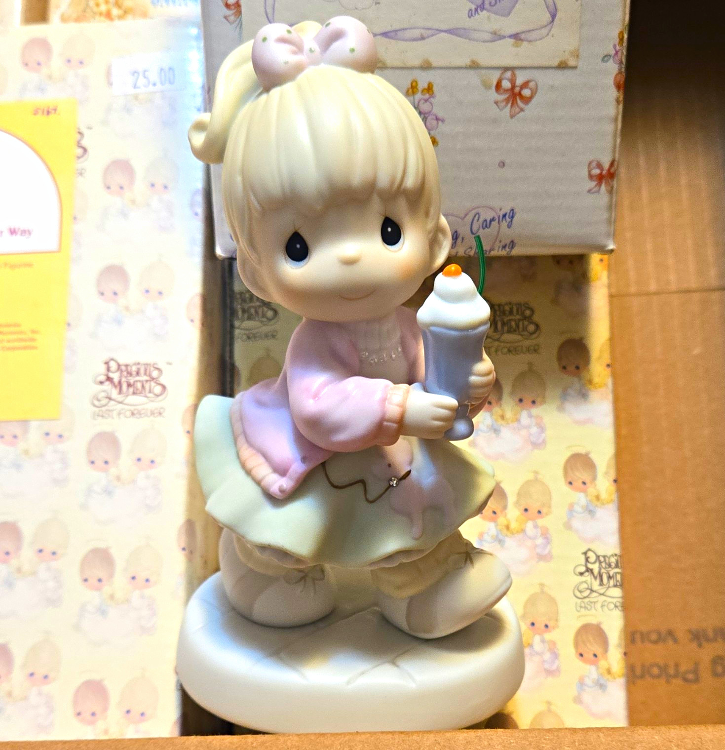 Precious Moments Collectors Club Our Club Is Soda-licious 1996 Boxed PM962