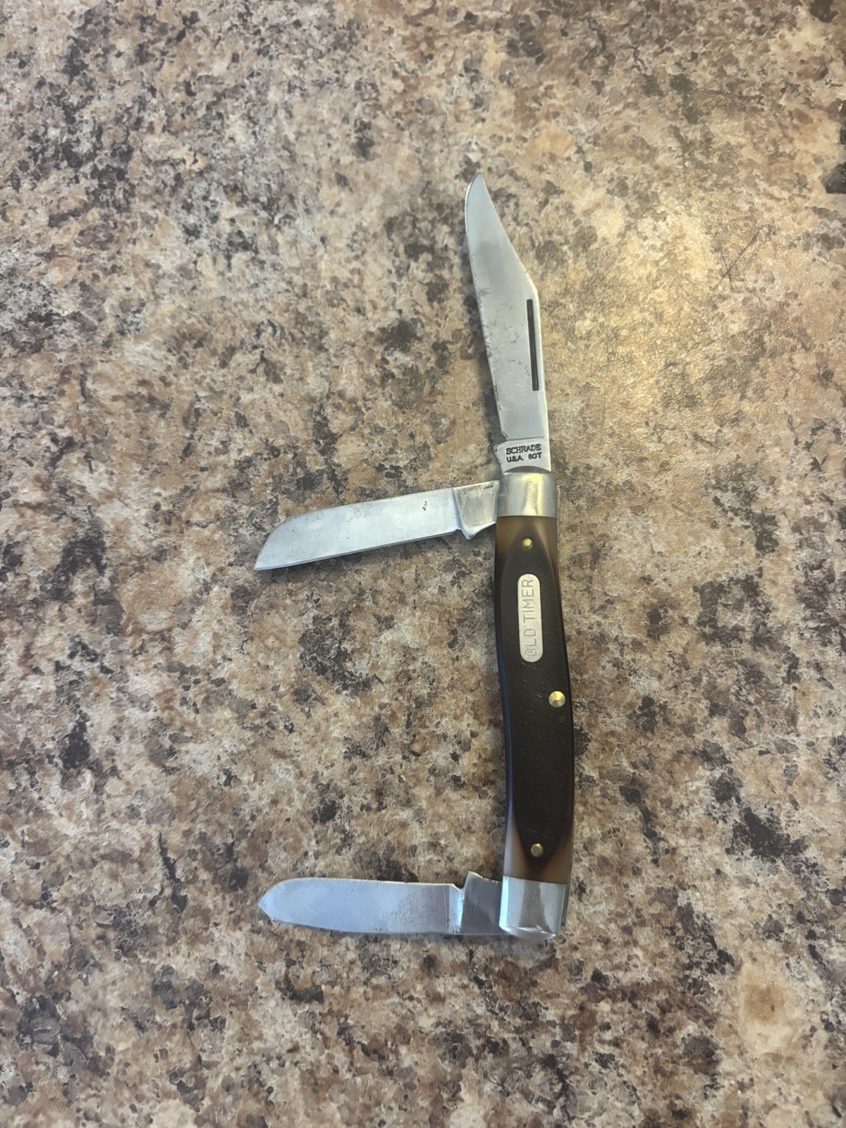 Schrade Old Timer 80T Stockman Vintage Three-Blade