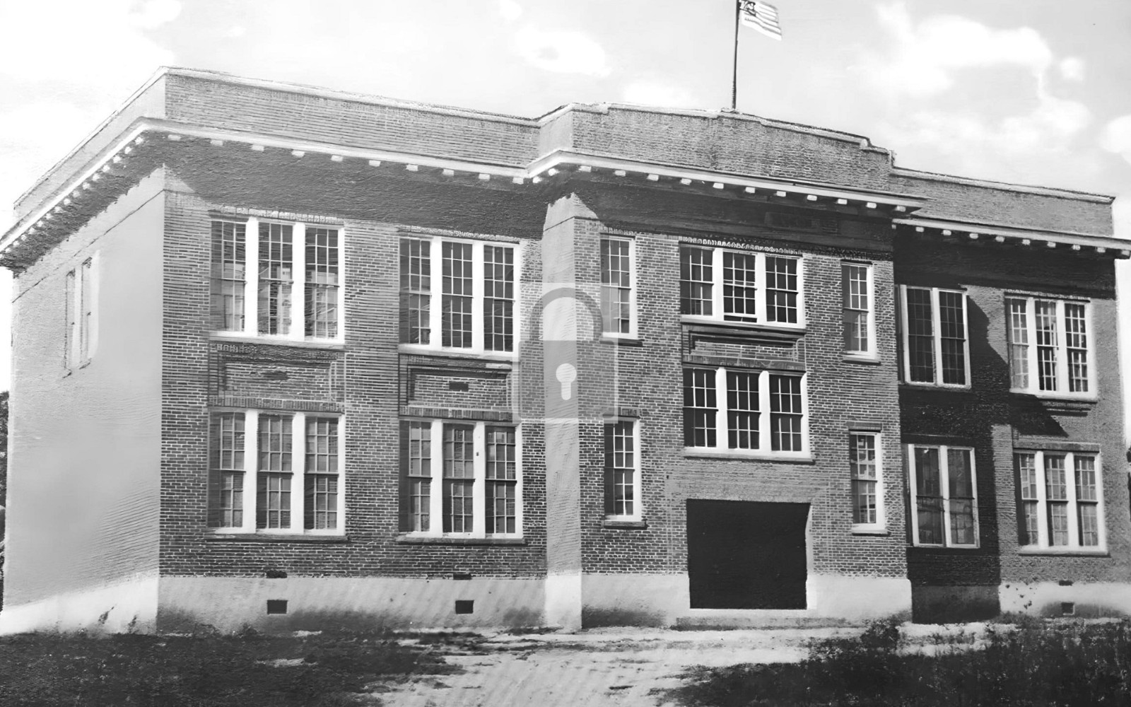 High School Building Altavista Virginia VA - Reprint