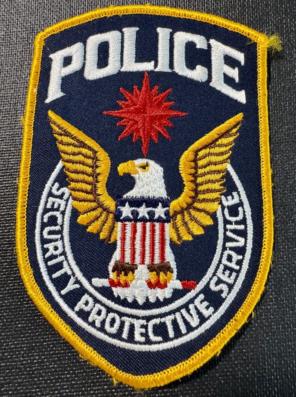 Rare Obsolete CIA Security Protective Service Shoulder Patch Federal LEO 