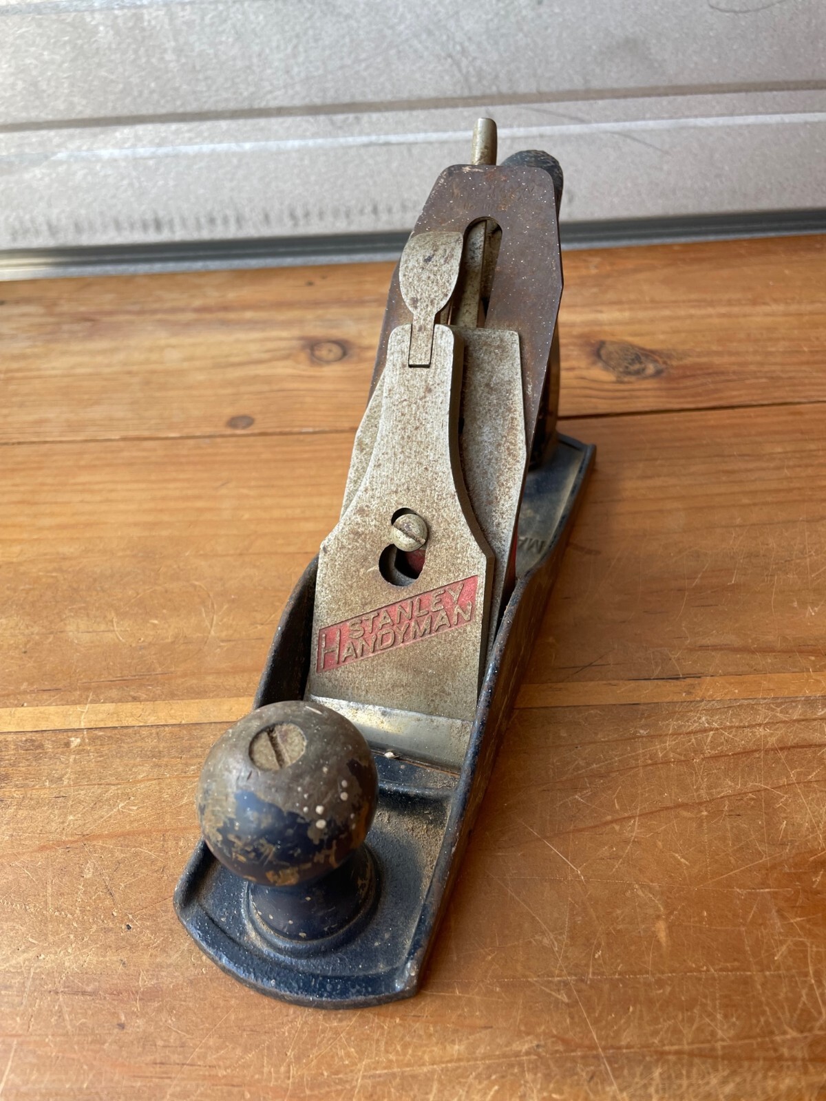 Vintage Stanley Handyman Flat Bottom Smooth Plane USA No. H1204