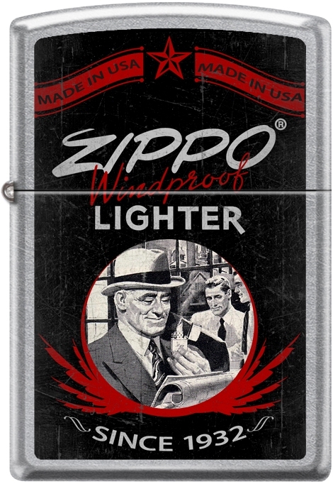 Zippo Windproof Lighter Since 1932, Drug Store, Street Chrome New Rare
