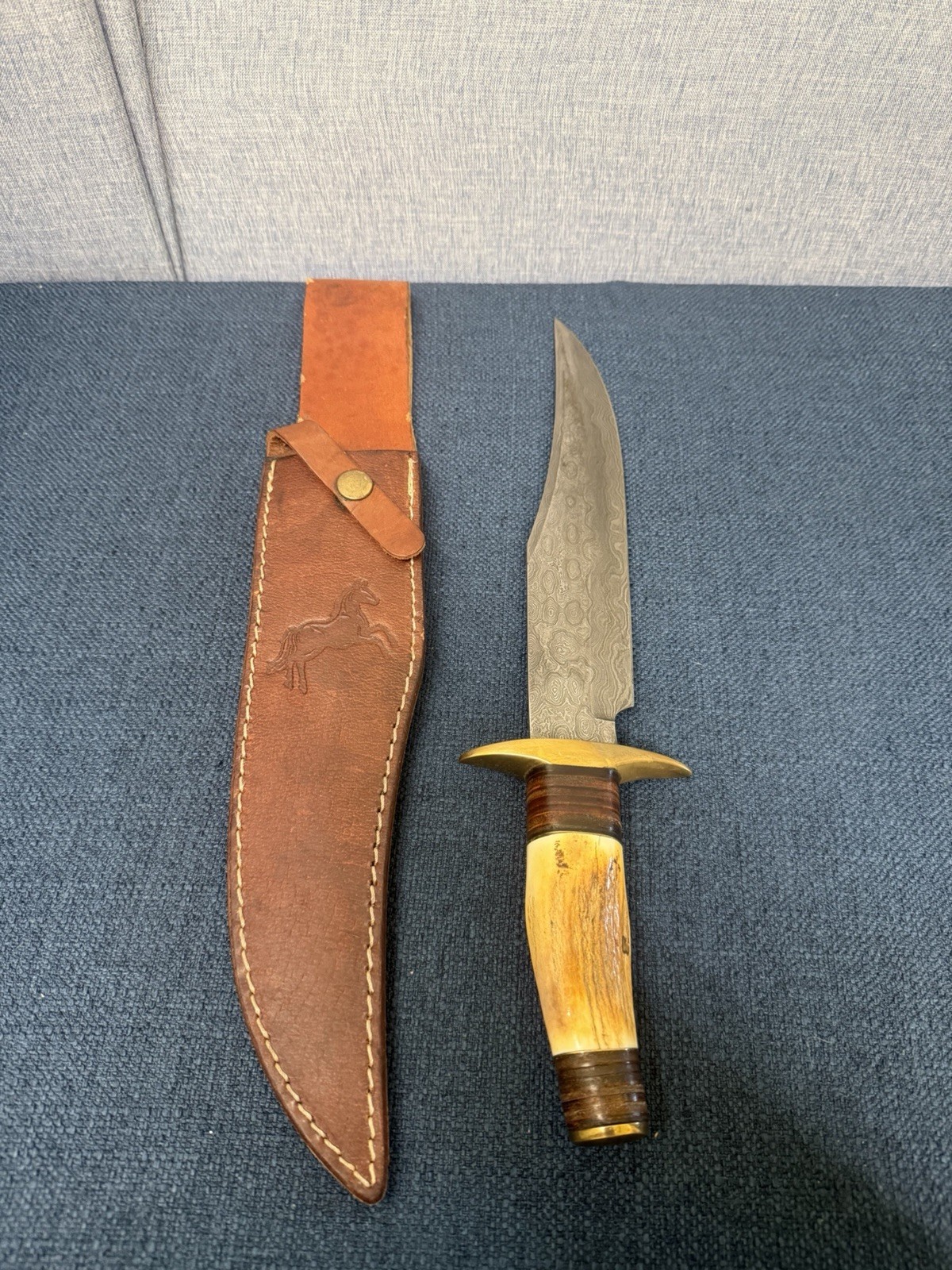 Colt Damascus Steel Fixed Blade Knife