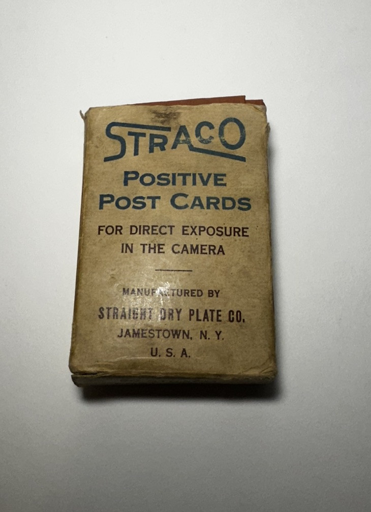 Vintage Straco 50 Positive Post Cards Straight Dry Plate Co Jamestown NY Rare
