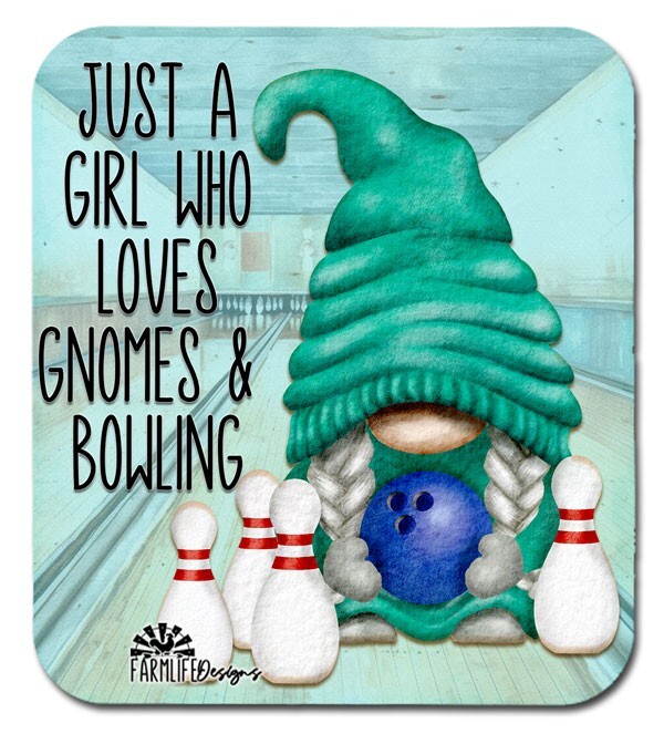 Bowling Gnome Magnet, large size 4\
