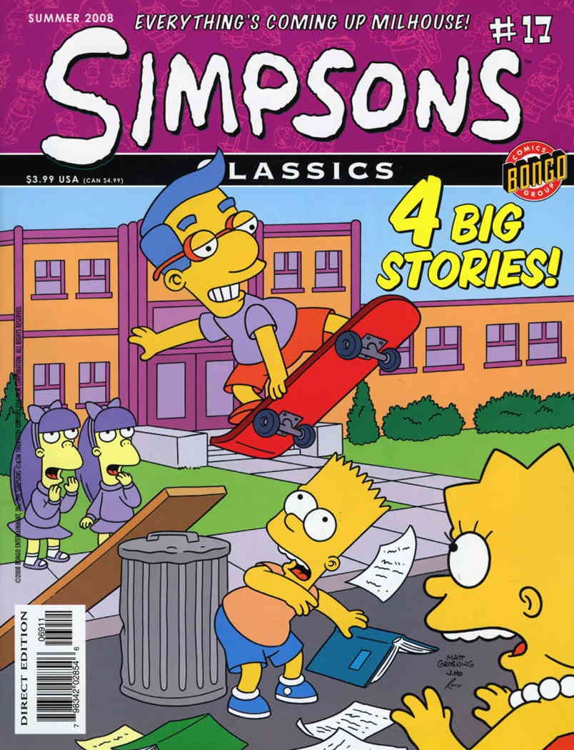 Simpsons Classics #17 VF/NM; Bongo | w/Bag+Board