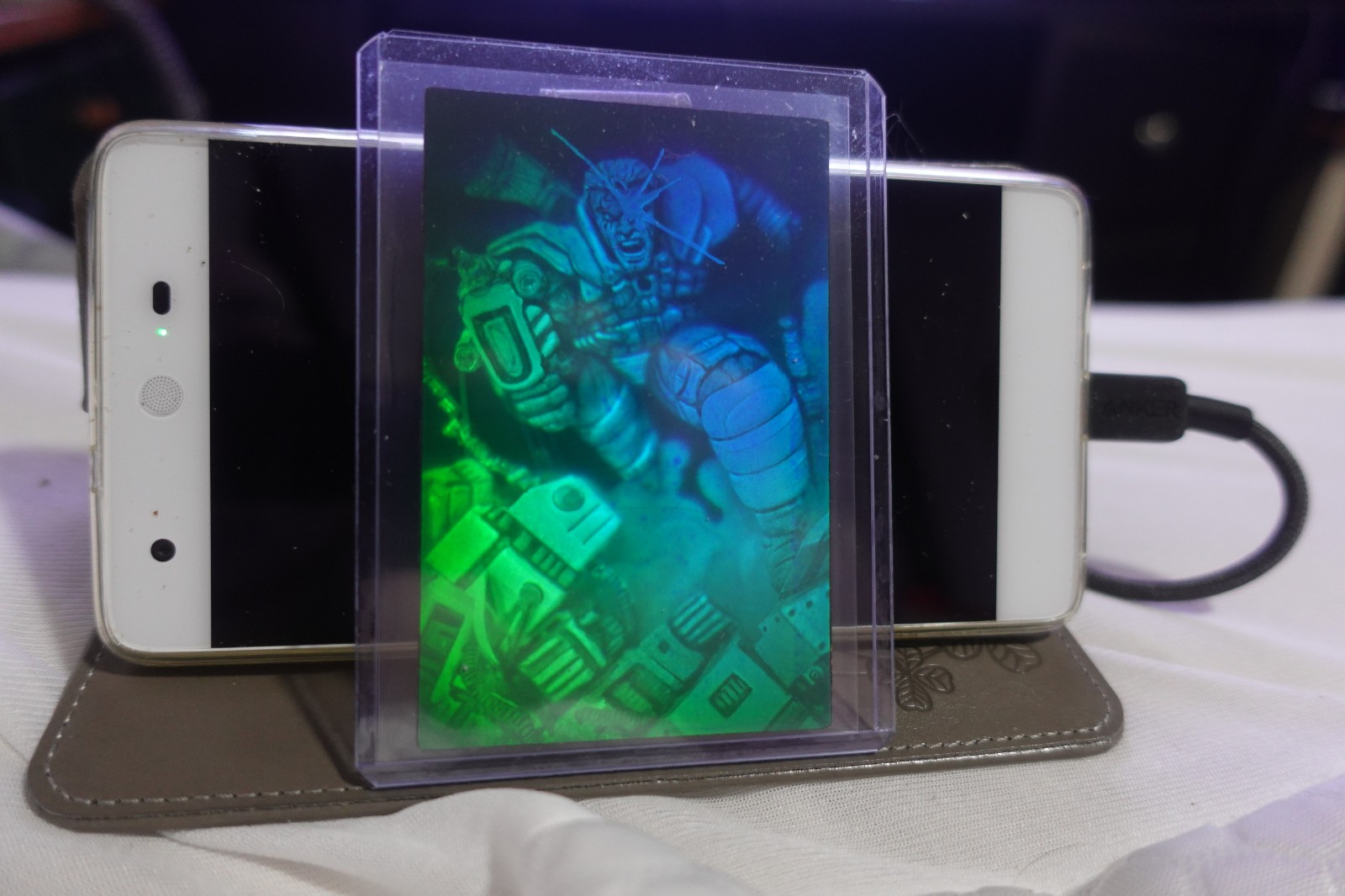 Collection of 6 Marvel Comics 3-D Holograms from Comic Covers