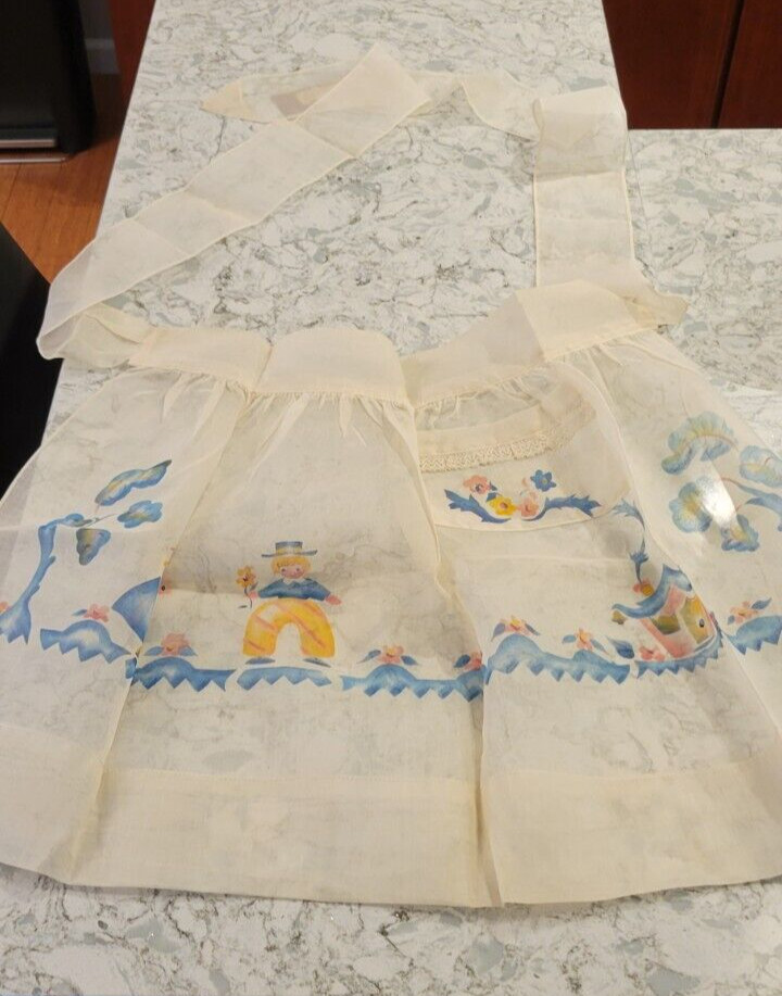 New Vintage Maid’s Apron Set 1940's 50's Linen Lace Cuffs Collar Lot of 3 Aprons