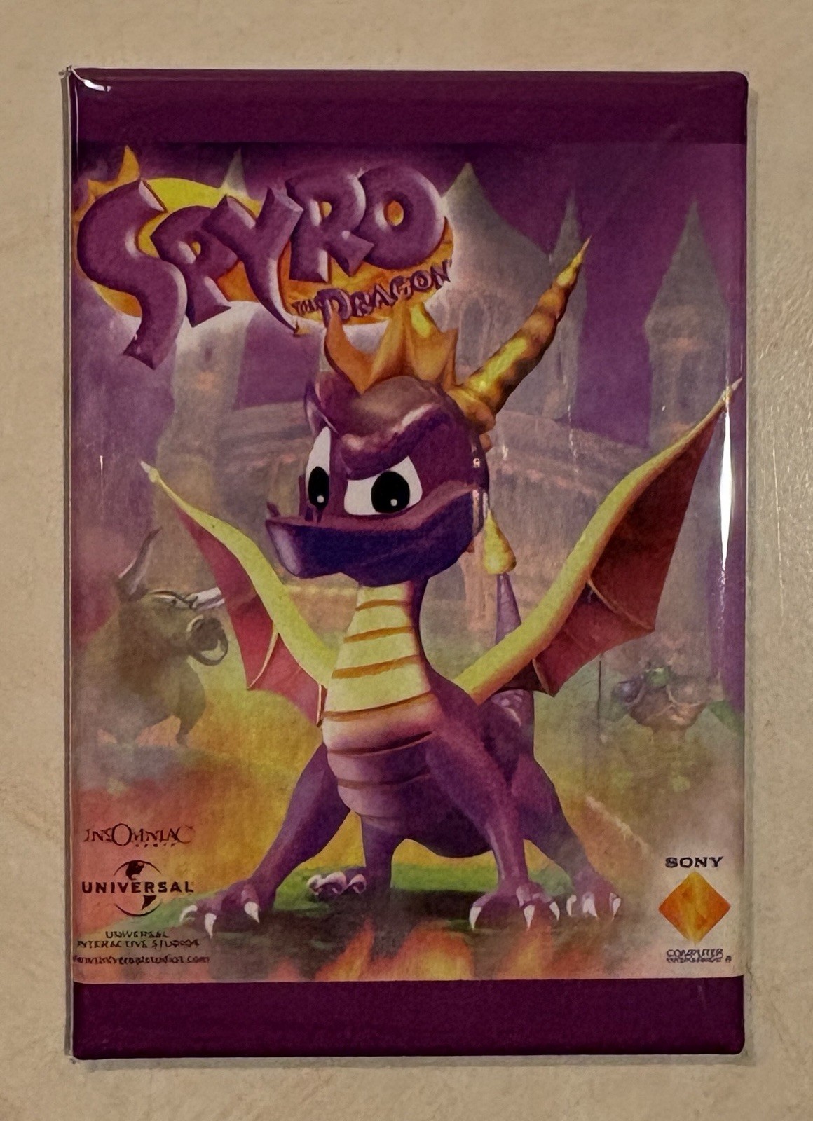 Spyro The Dragon Video Game Fridge Magnet Spyro The Dragon Video Game Fridge Magnet