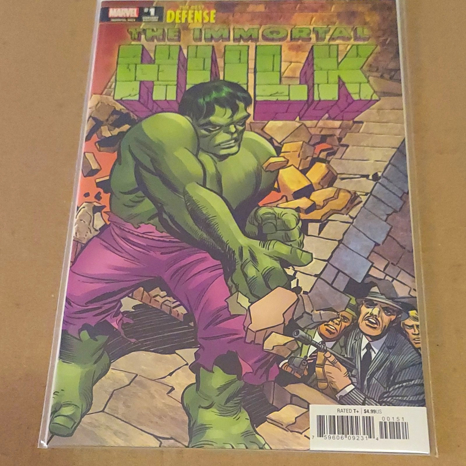 Marvel Comics The Immortal Hulk #1 The Best Defense 1:100 Ratio Cover by S Ditko