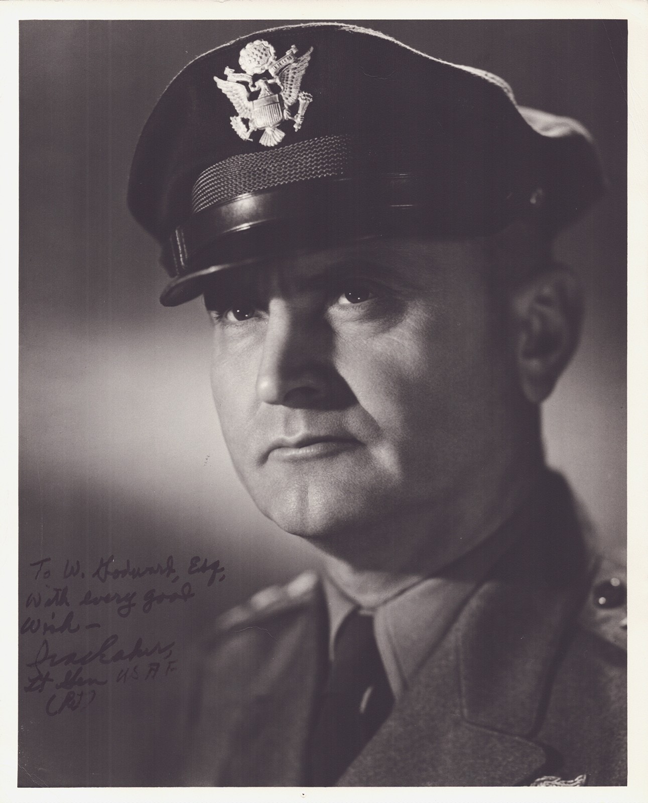 IRA C. EAKER - INSCRIBED PHOTOGRAPH SIGNED