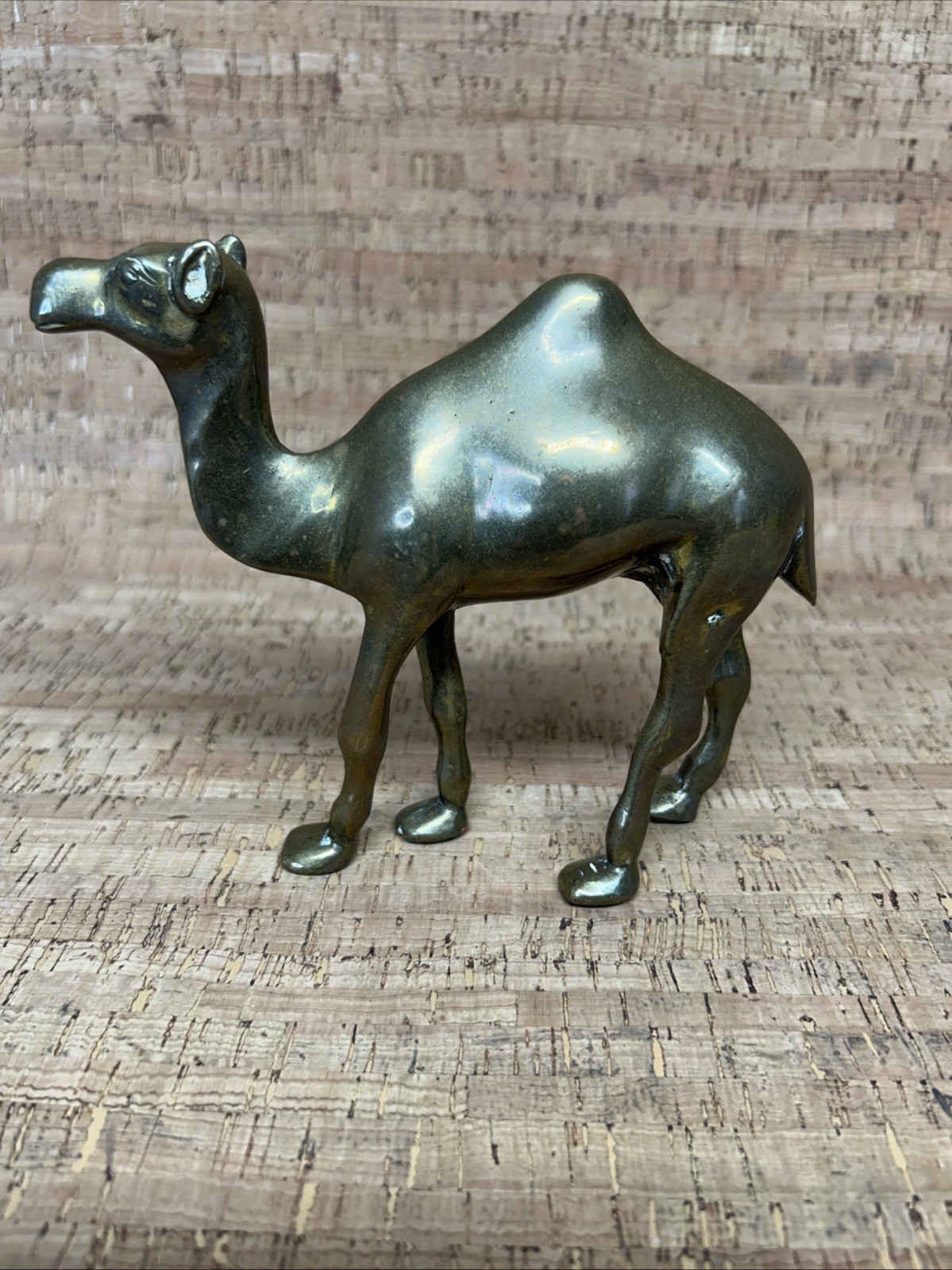 Antique Brass Camel Figurine, Statue Original Old Hand Crafted Decorative
