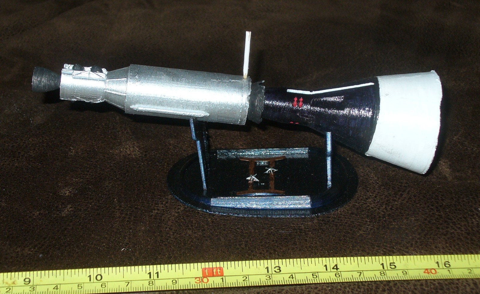 Updated custom 1/72 Gemini 8 spacecraft & Agena Target Vehicle 5 piece model kit