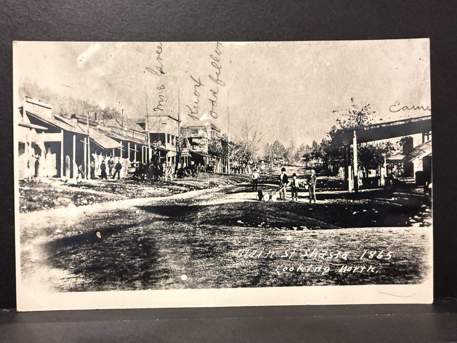 RPPC SHASTA Calif. Main Street In 1865 Street Scene 1930s Vintage Photo Postcard RPPC SHASTA Calif. Main Street In 1865 Street Scene 1930s Vintage Photo Postcard