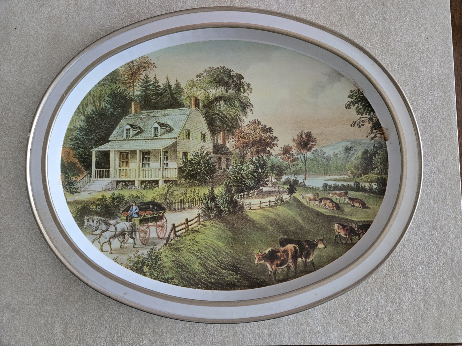 CURRIER & IVES - The American Homestead Summer 1968