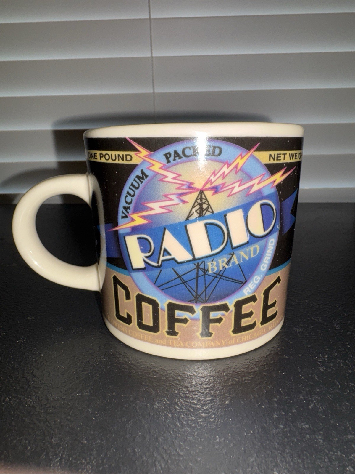 Vintage 1999 Westwood Archives The Coffees Of Yesteryear Radio Brand Coffee Mug