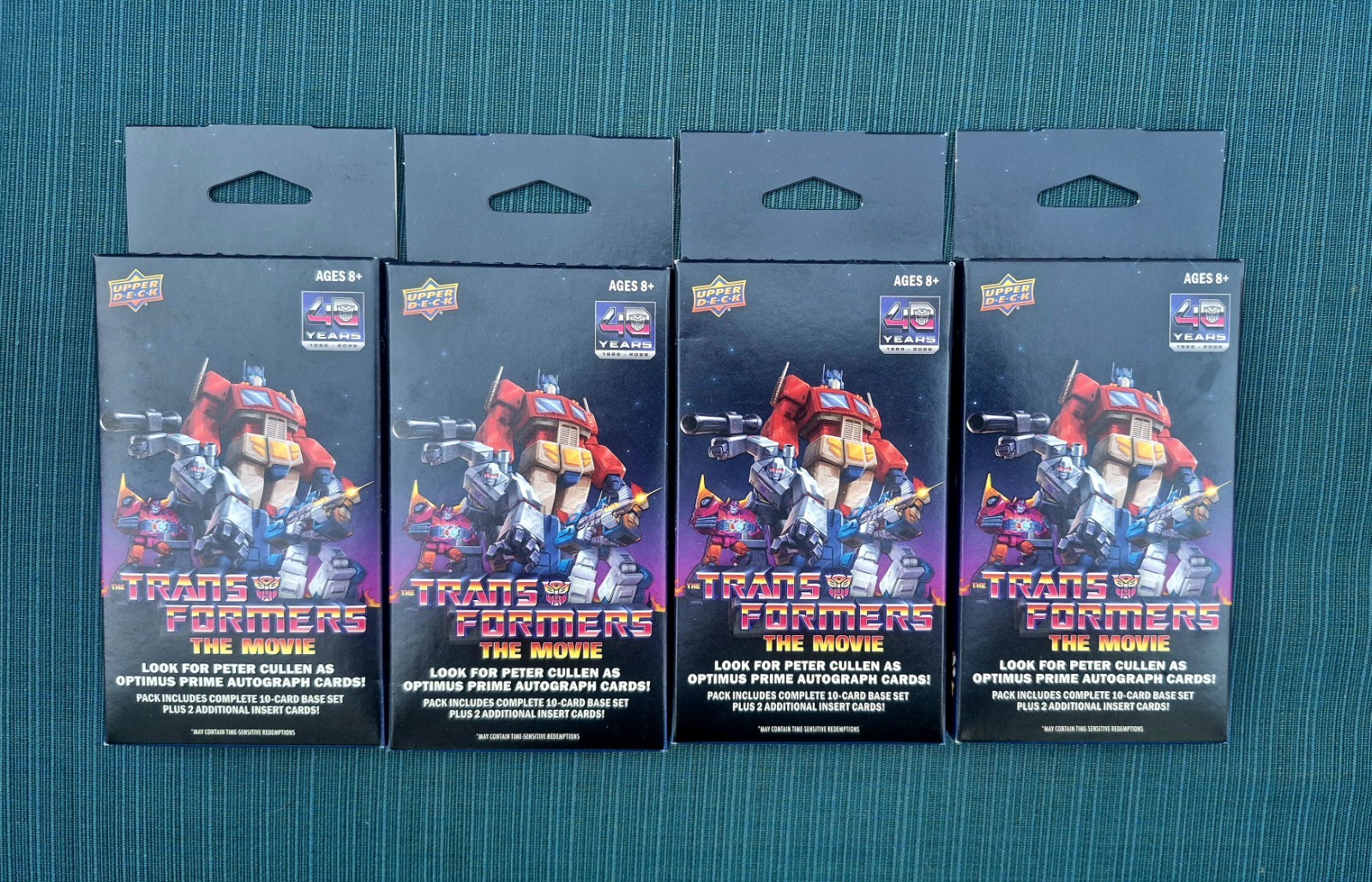 Upper Deck Transformers The Movie Sealed Trading Card Packs Lot of 4 (12 Cards) Upper Deck Transformers The Movie Sealed Trading Card Packs Lot of 4 (12 Cards)