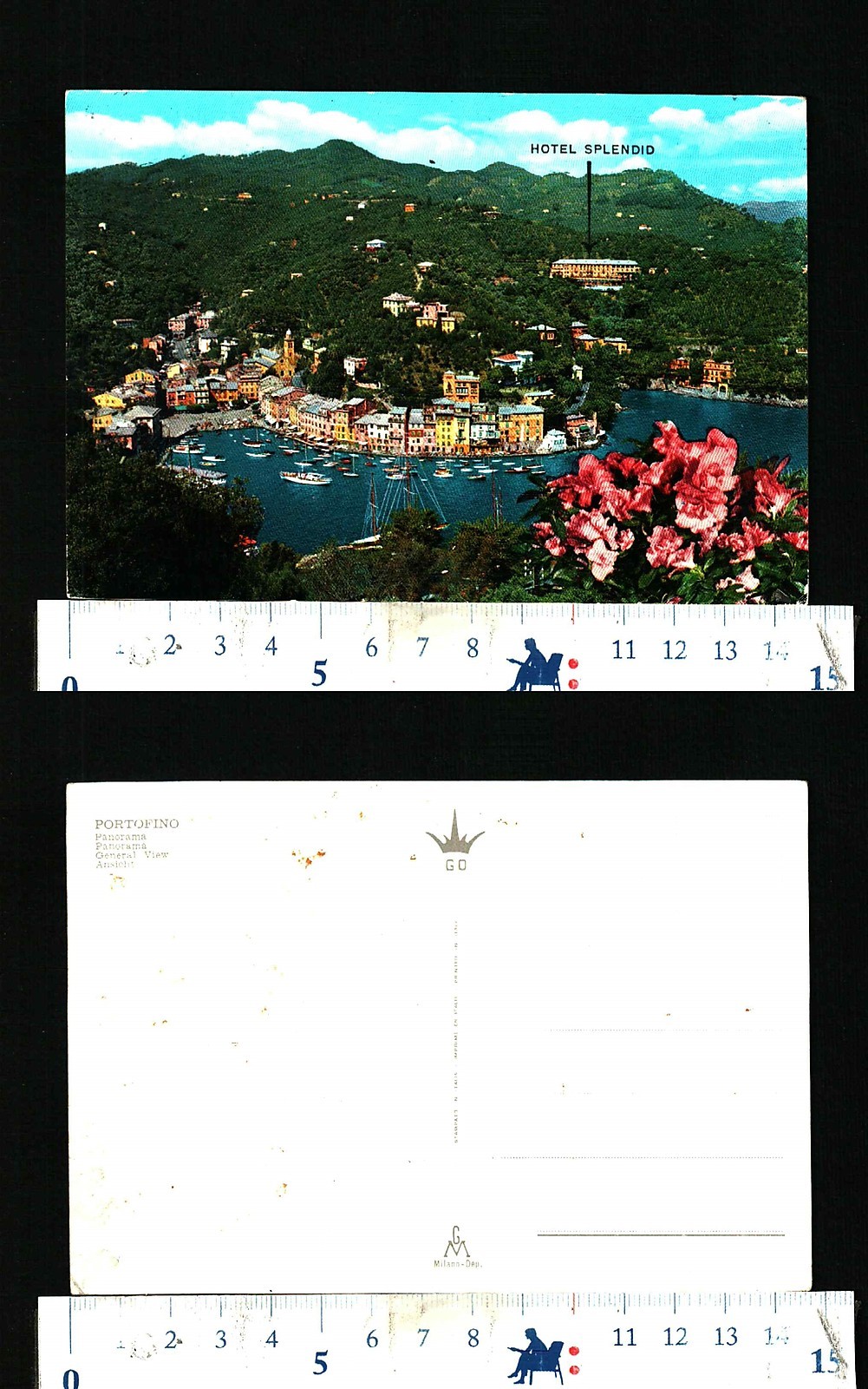 PORTOFINO (GE) - PANORAMA WITH VIEW IN THE DISTANCE OF THE SPLENDID HOTEL - 53103