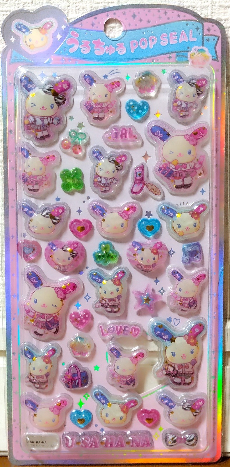 CRUX Sanrio Character Usahana Uruchuru POP Seal Sticker Kawaii Rabbit 2026 JAPAN