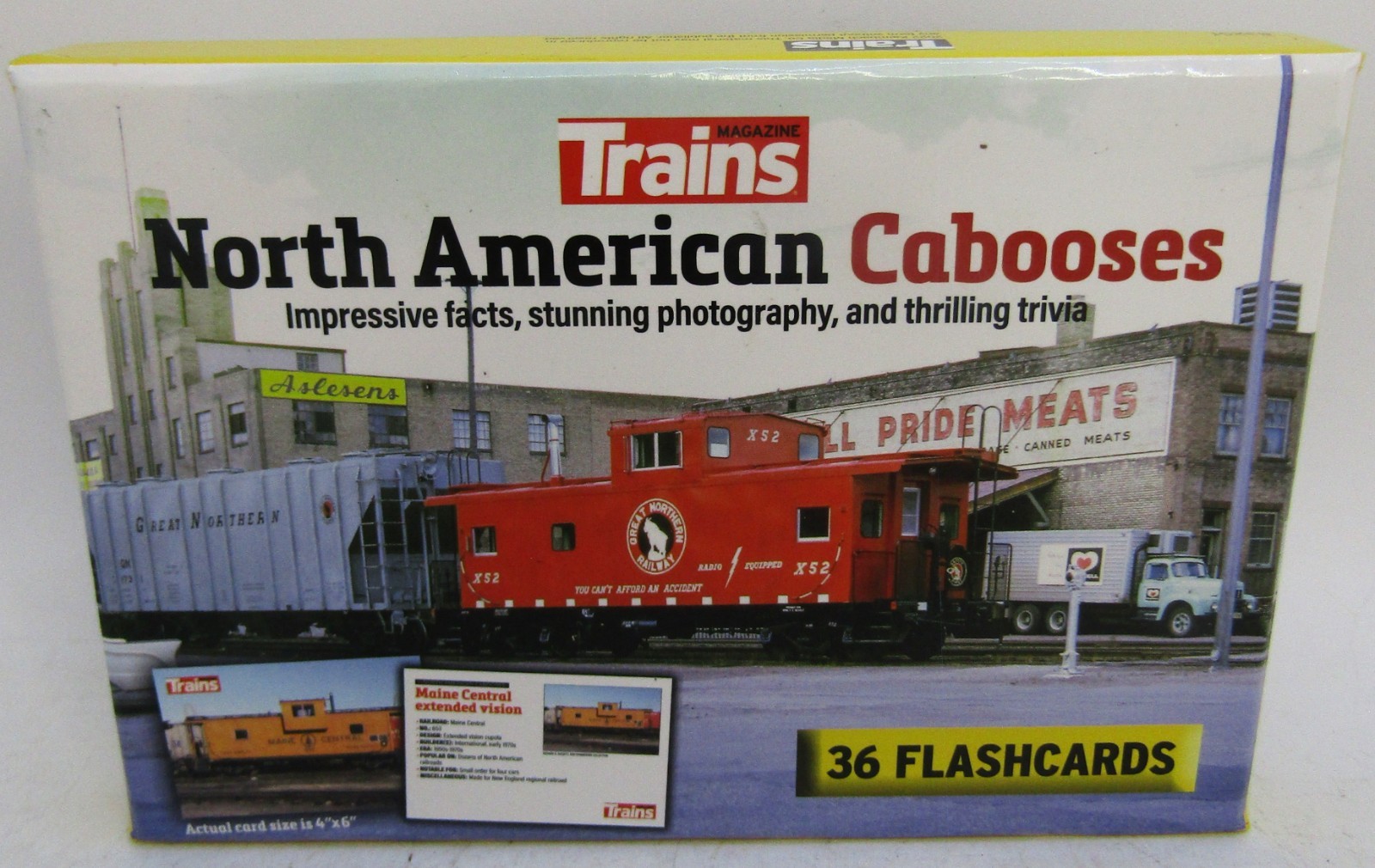 Kalmbach Trains North American Cabooses 36 Flashcards. New.