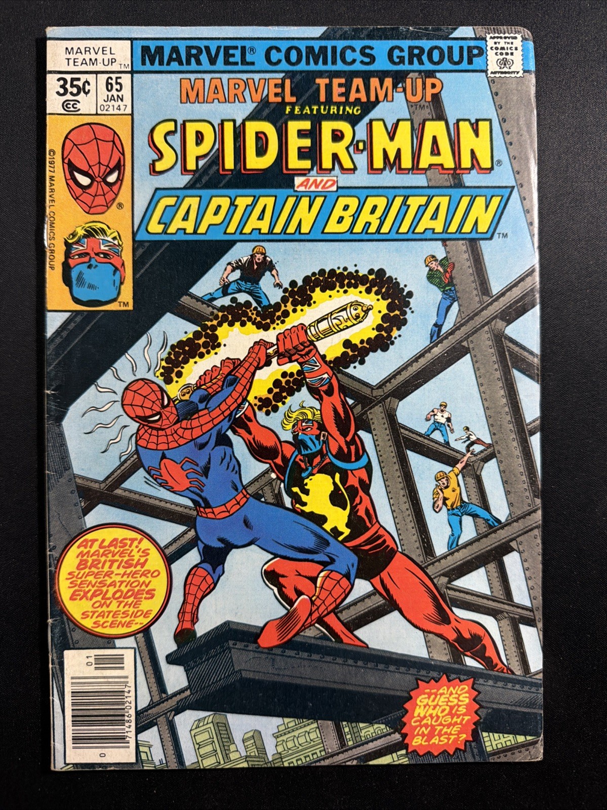 Marvel Team Up #65 1st Appearance Of US Captain Britain Good/VG *A11