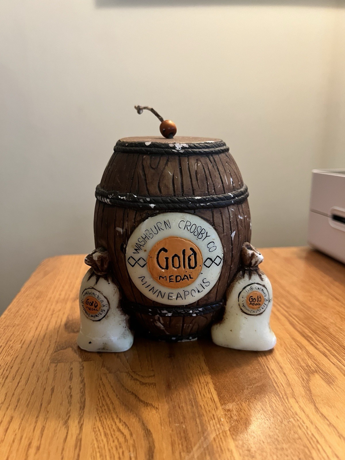General Mills  GOLD MEDAL FLOUR  OAK BARREL CANDLE  -  Limited Edition