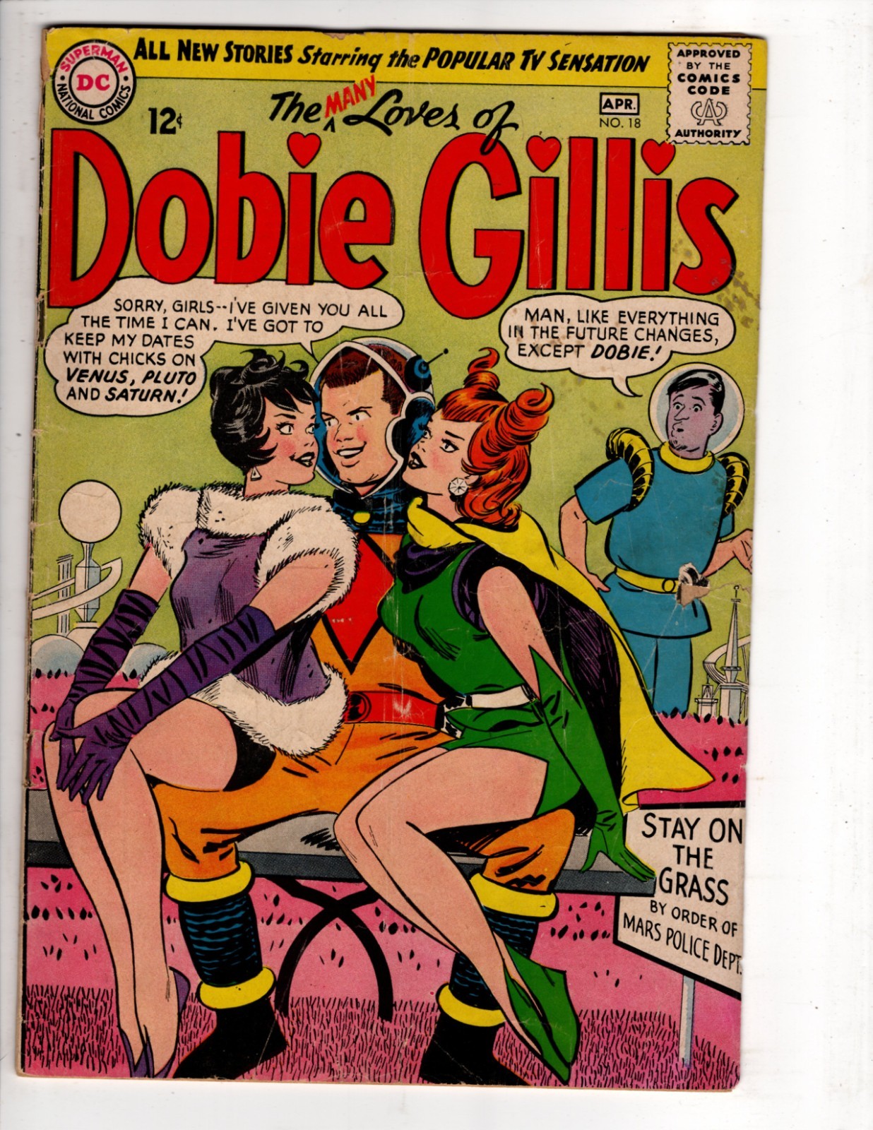 The Many Loves of Dobie Gillis #18 Comic Book Silver Age DC Comics 1963 VG