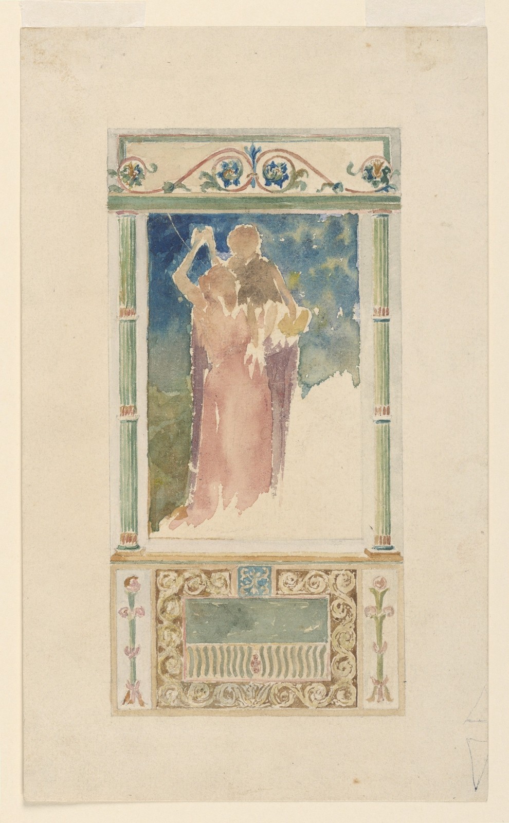 John La Farge Memorial Window Design Vintage Art Photo Reprint Wall Art