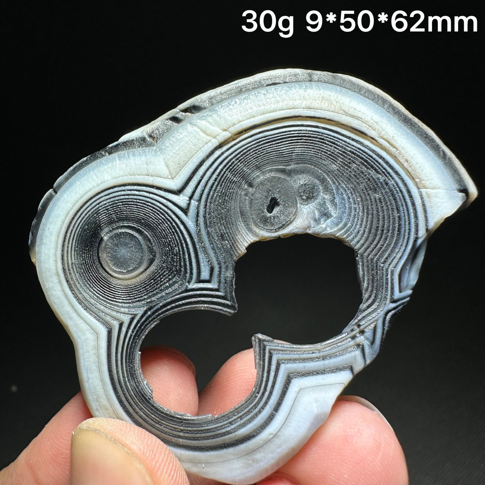 TOP 30G Natural Gobi Agate Eyes Agate Crystal Stone Madagascar