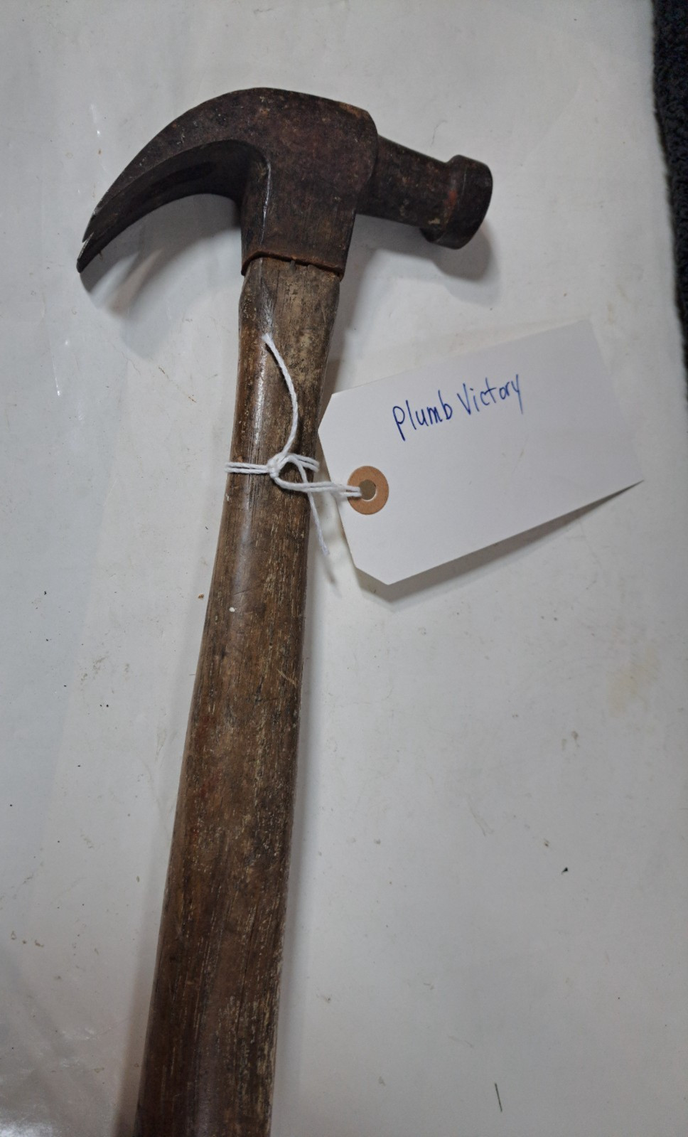 Vintage PLUMB VICTORY Curved Claw Hammer with Handle