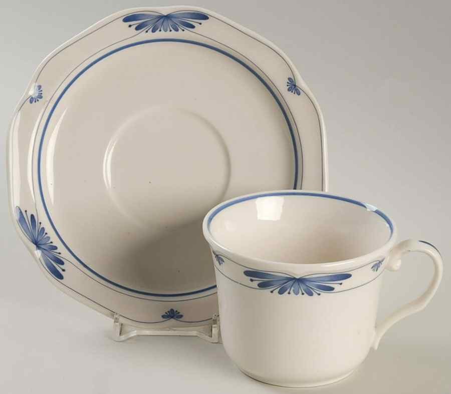 Noritake Dutch Tile Cup & Saucer 431071