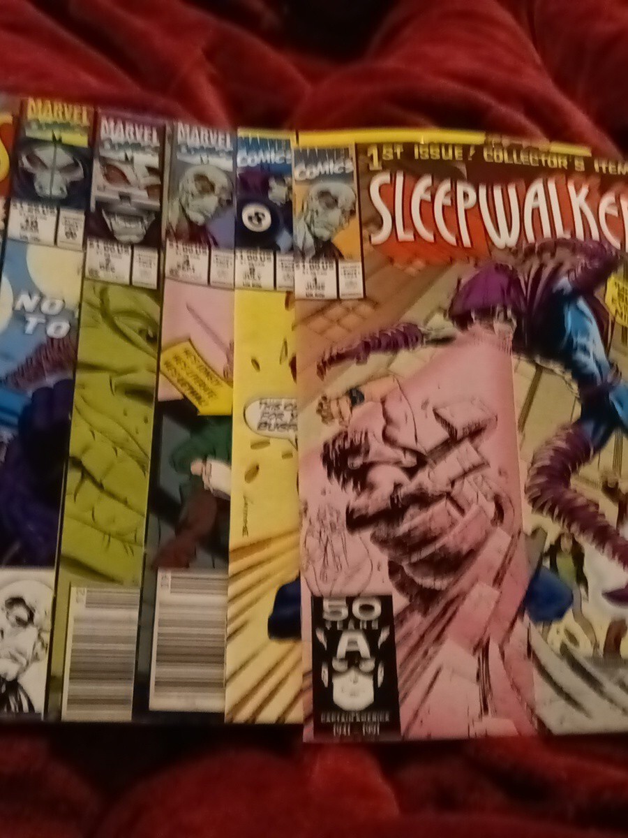 The Sleepwalker Comics 1 2 4 7 10 25 Marvel Superhero Lot Run set 1st appearance The Sleepwalker Comics 1 2 4 7 10 25 Marvel Superhero Lot Run set 1st appearance