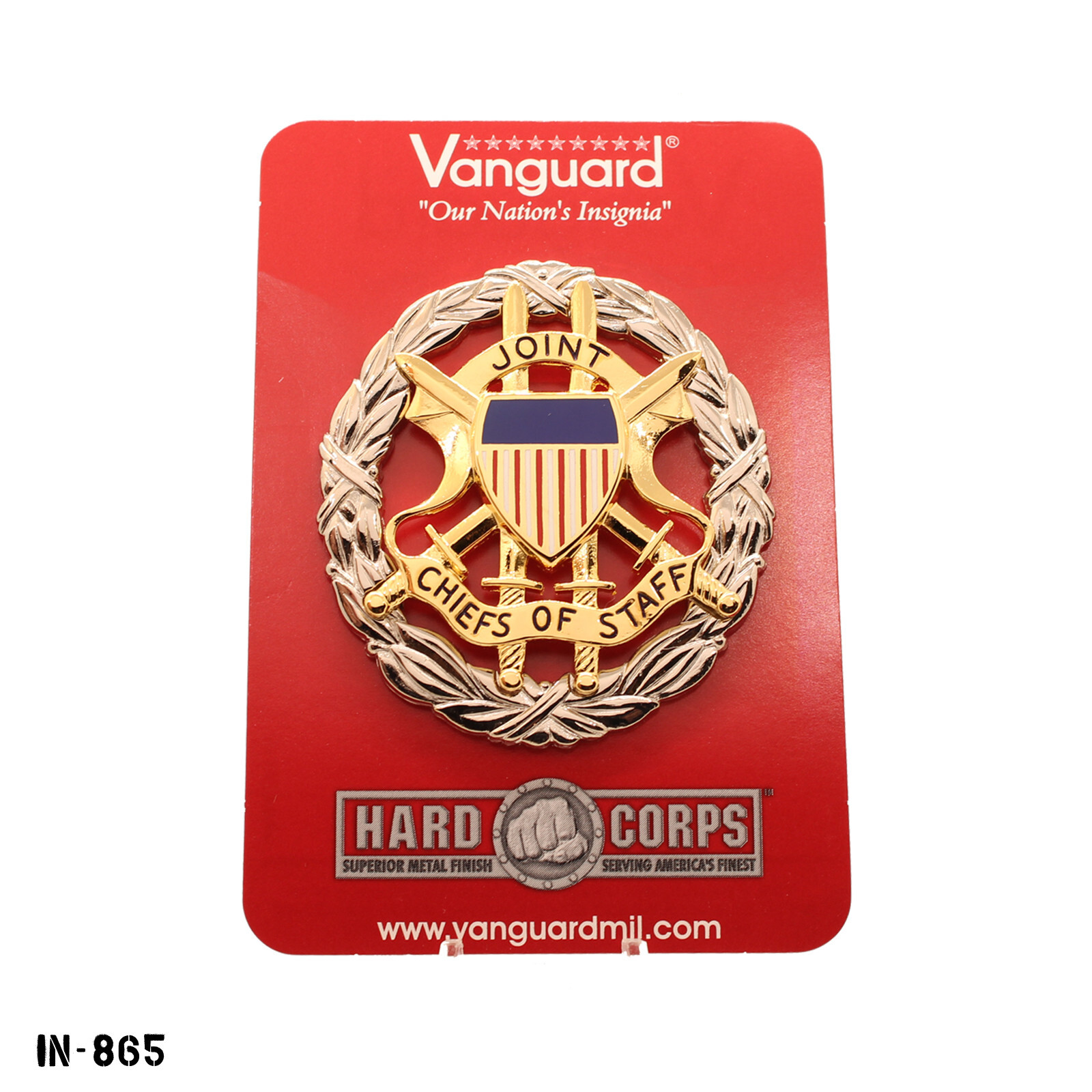 Identification Badge Pin Joint Chiefs of Staff ~ Full Regulation Size ~ Mirror