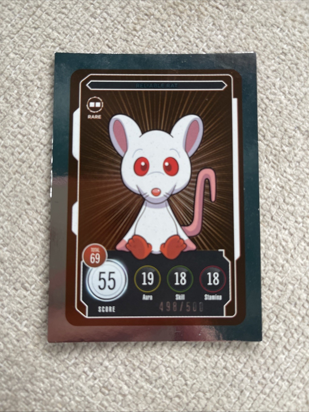 Reliable Rat RARE 498/500 Veefriends Trading Card NEW Reliable Rat RARE 498/500 Veefriends Trading Card NEW