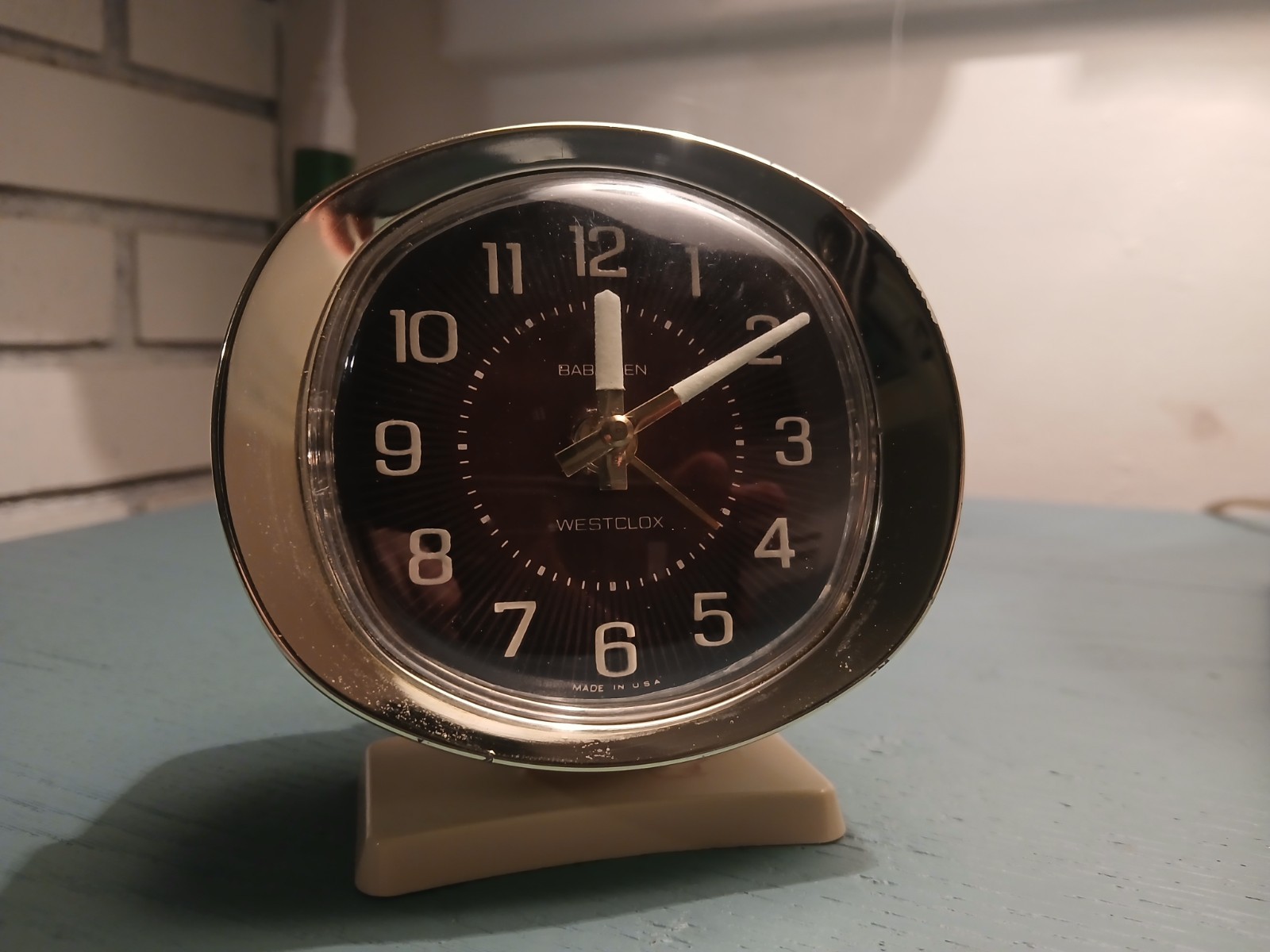 Westclox Big Ben Wind-Up Alarm Clock Vintage Glow In Dark Hands USA (E)