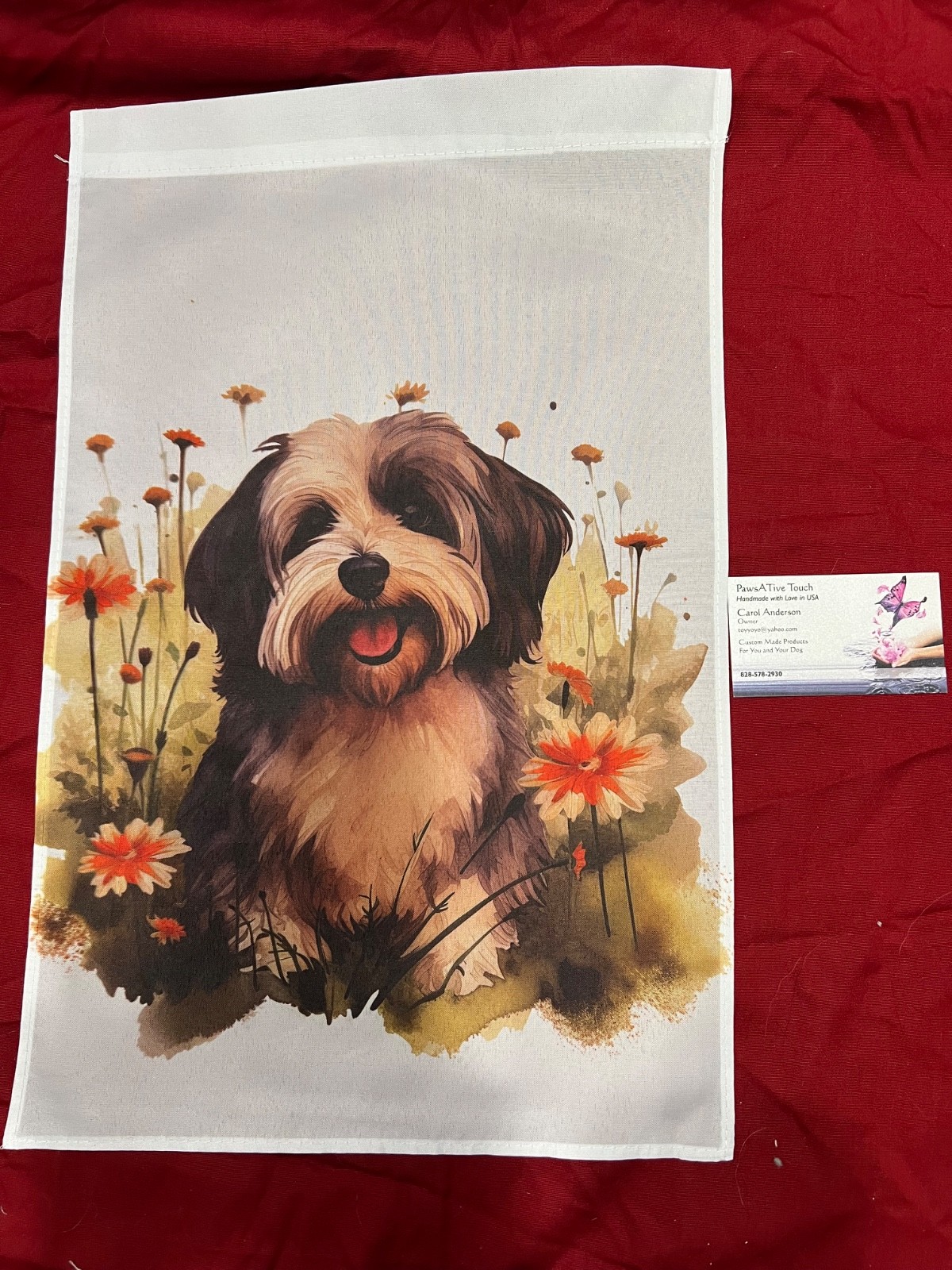 Havanese Dog Garden Flag 12\