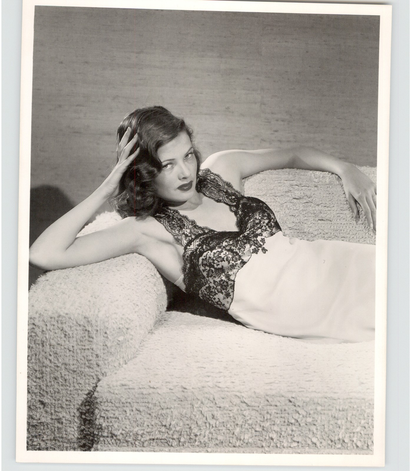 Hollywood Film Actress Gene Tierney Portrait 1942 Press Photo Jack Albin