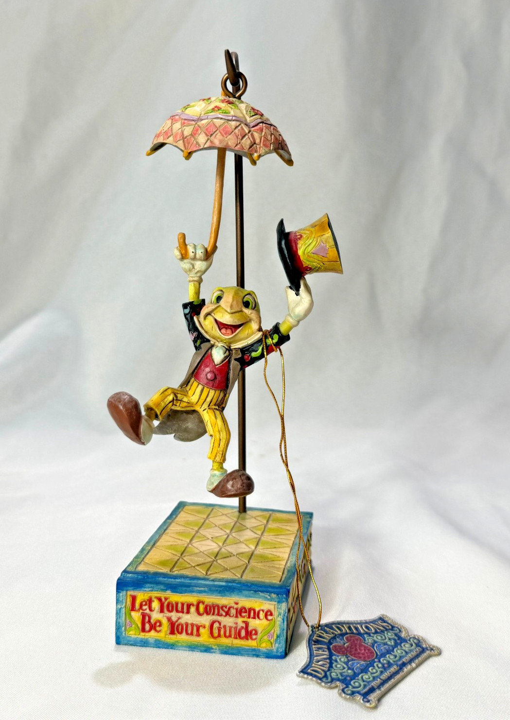 WDCC Disney LET YOUR CONSCIENCE BE YOUR GUIDE Figure Jiminy Cricket Jim Shore WDCC Disney LET YOUR CONSCIENCE BE YOUR GUIDE Figure Jiminy Cricket Jim Shore