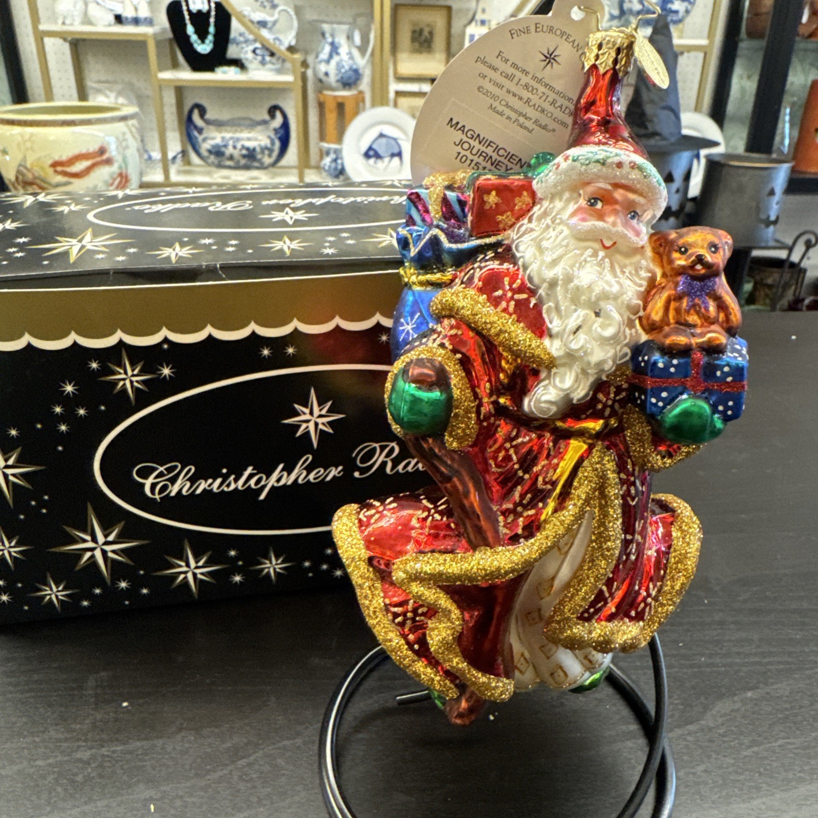 Christopher Radko Magnificent Journey Santa 25th Anniversary Santa Collection Christopher Radko Magnificent Journey Santa 25th Anniversary Santa Collection