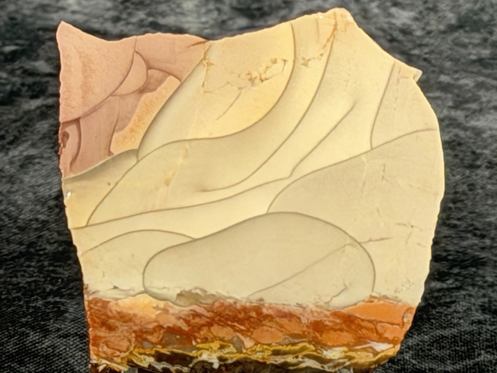 Beautiful Willow Creek Jasper Slab, Lot#908 Beautiful Willow Creek Jasper Slab, Lot#908