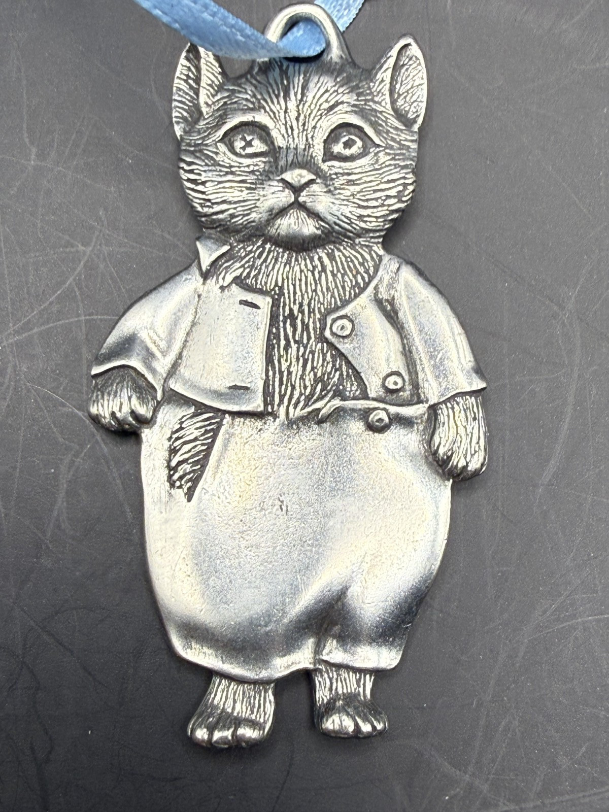1995 Danforth Pewter Tom Kitten Ornament